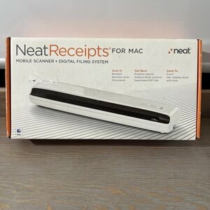 NEW Neat Receipts Mobile Scanner + Digital Filing System NM-1000 Store, Organize